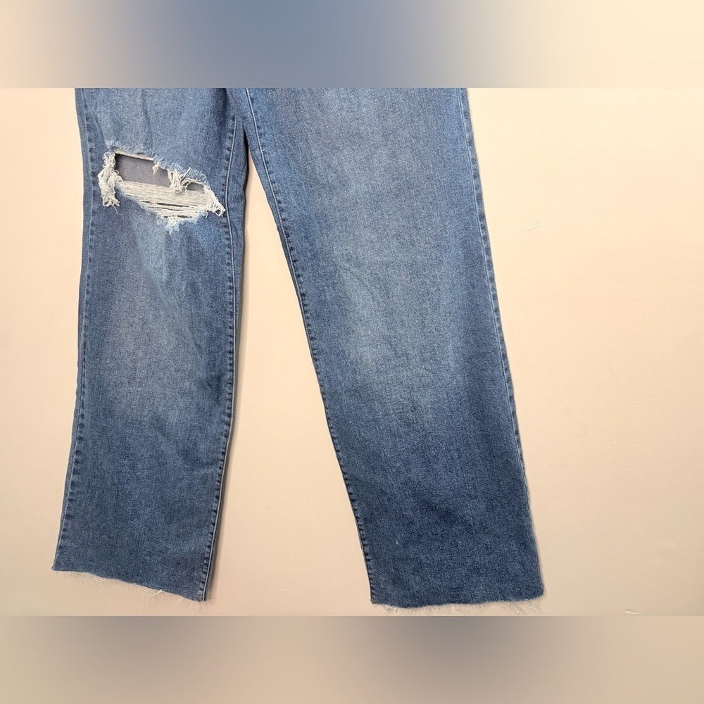 Celebrity Pink Blue Flare Wide Leg Jeans - Picture 3 of 11